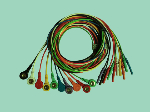 Holter cable and leadwires
